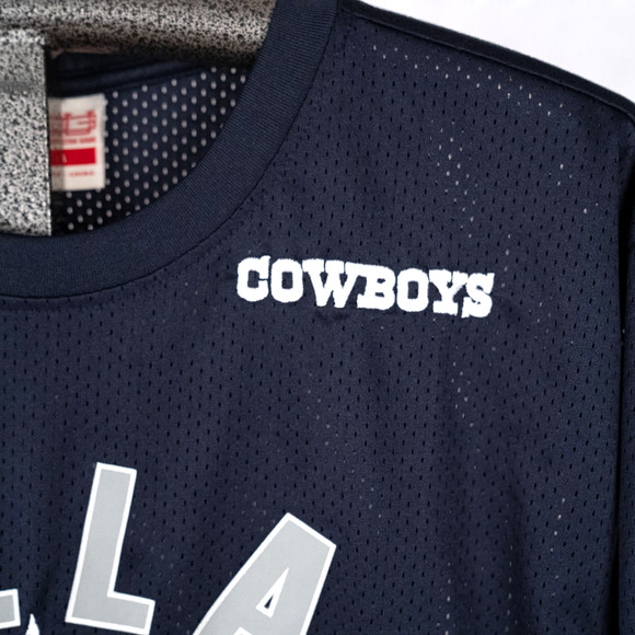 Vintage Ultra Game NFL Men's Mesh Dallas Cowboys Fan Football Jersey Size MEDIUM - Picture 3 of 6